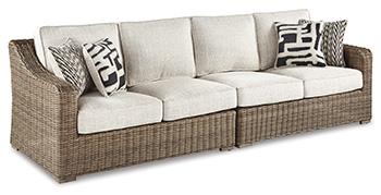 Beachcroft 2-Piece Outdoor Loveseat with Cushion